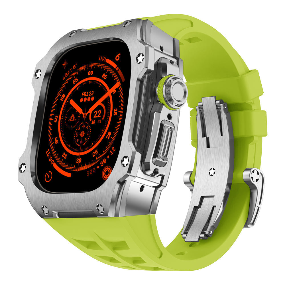 Silver Metal Case for Apple Watch Ultra