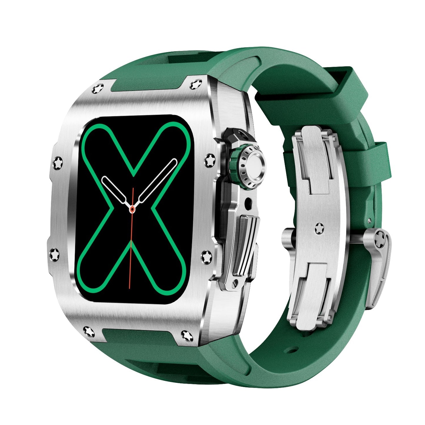 Silver Luxury Smart Watch Case