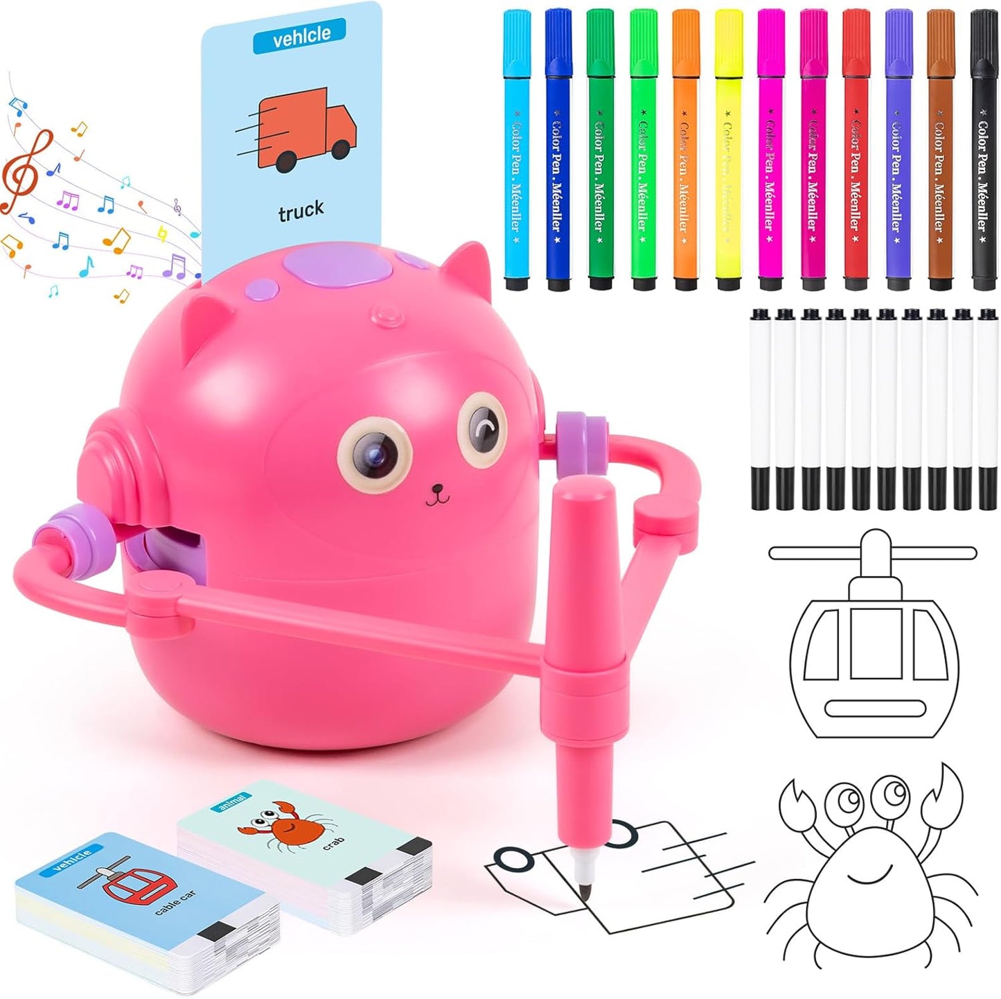 Fun Interactive Art Robot for Children
