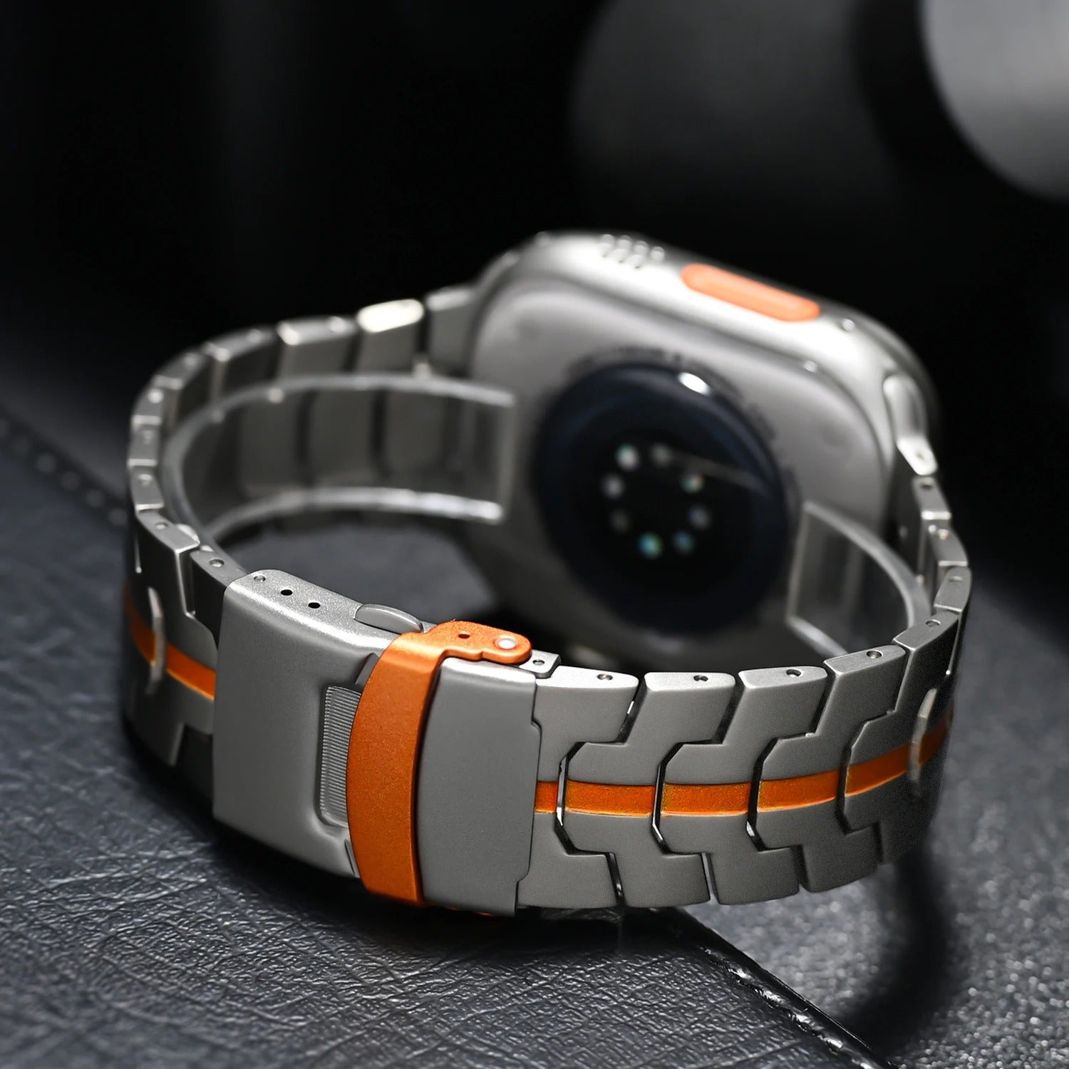 Comfortable Titanium Apple Watch Strap with Secure Buckle - VogeLuxe