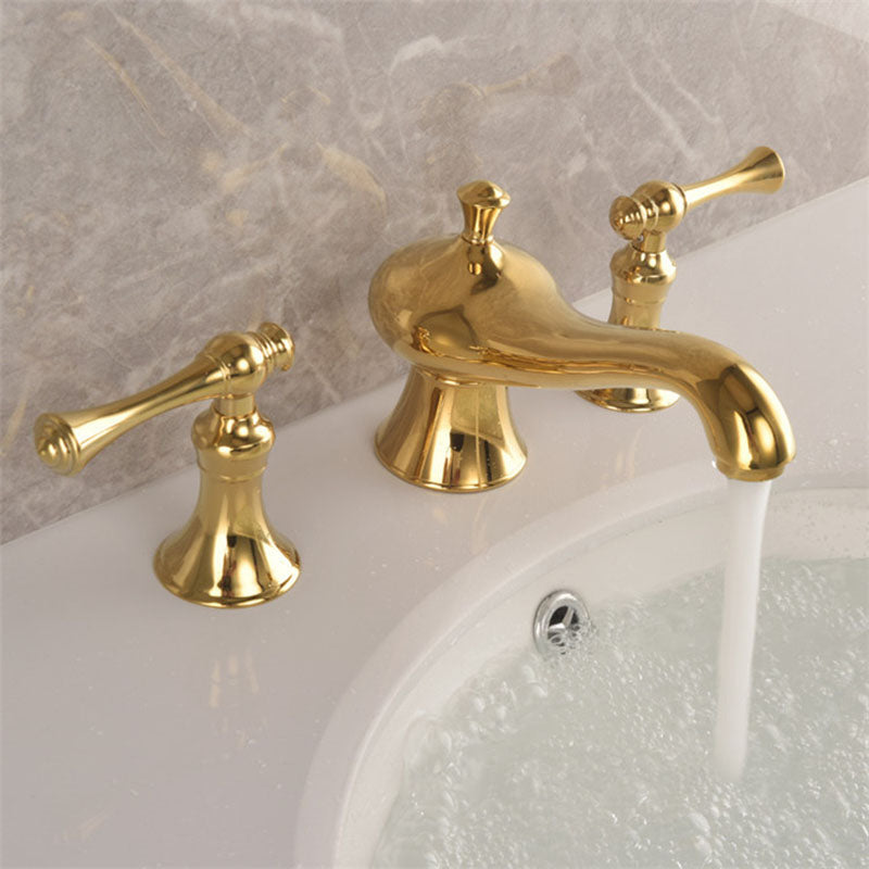 Vintage 3-Hole Bathroom Sink Faucet - VogeLuxe