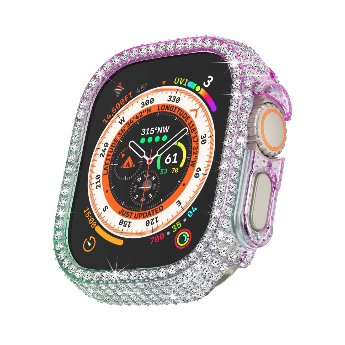 Premium Diamond Case and Screen Protector for Apple Watch - VogeLuxe
