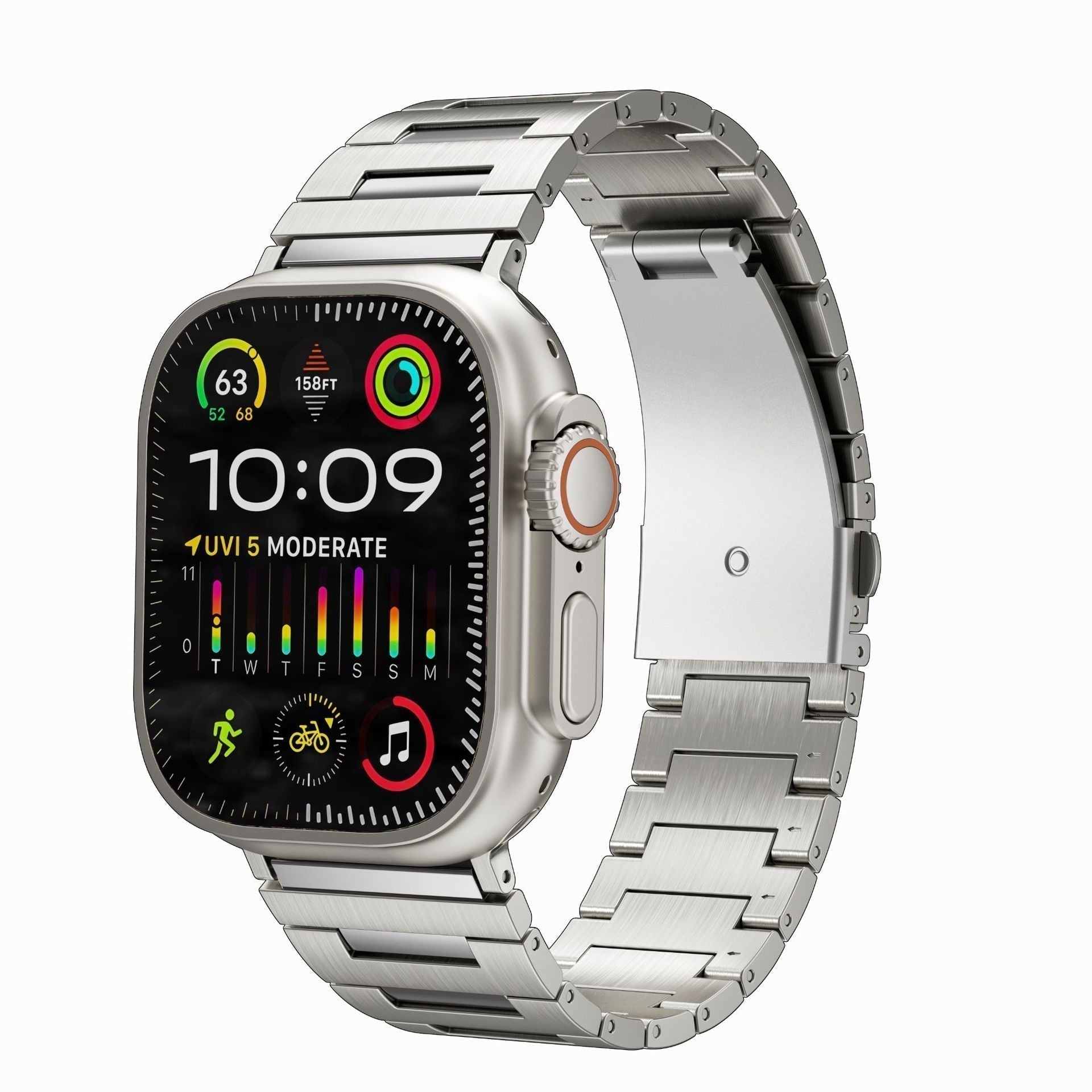 Stainless Metal Band for Apple Watch - BritishElegance