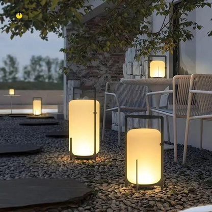 Outdoor Patio Lights Waterproof Metal And Glass - VogeLuxe