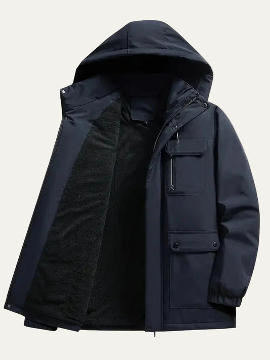 VogeLuxe | Men’s Weatherproof Fleece Lined Utility Parka