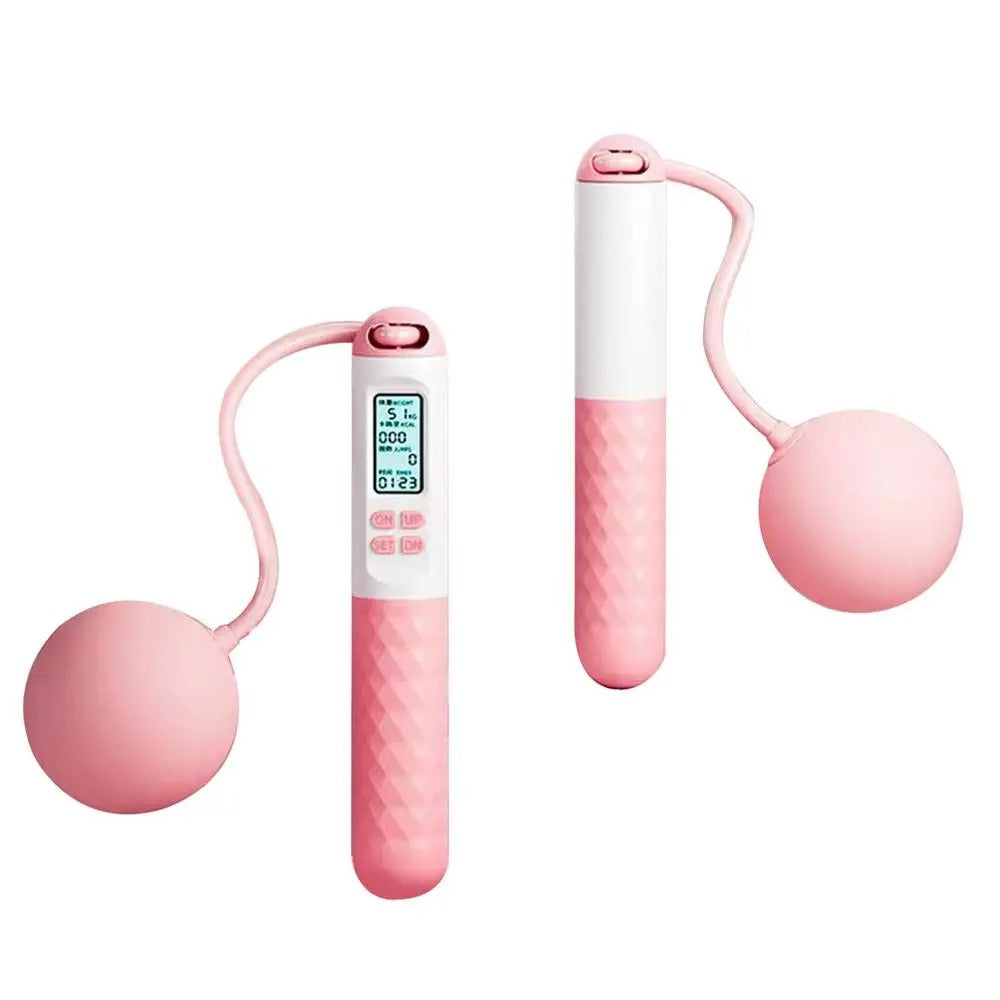 Portable Wireless Jump Rope with Digital Tracker for Fitness Workout