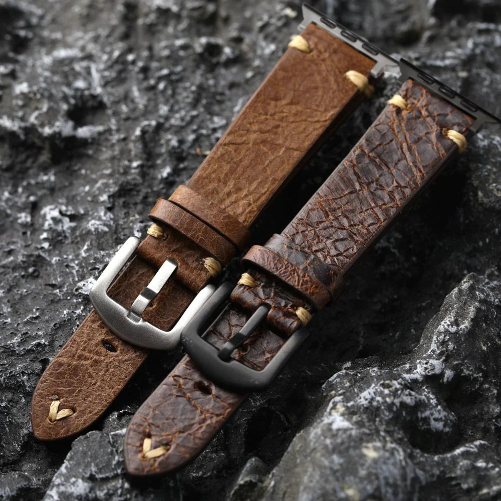 Rustic Leather Crossbody Bag Strap - VogeLuxe