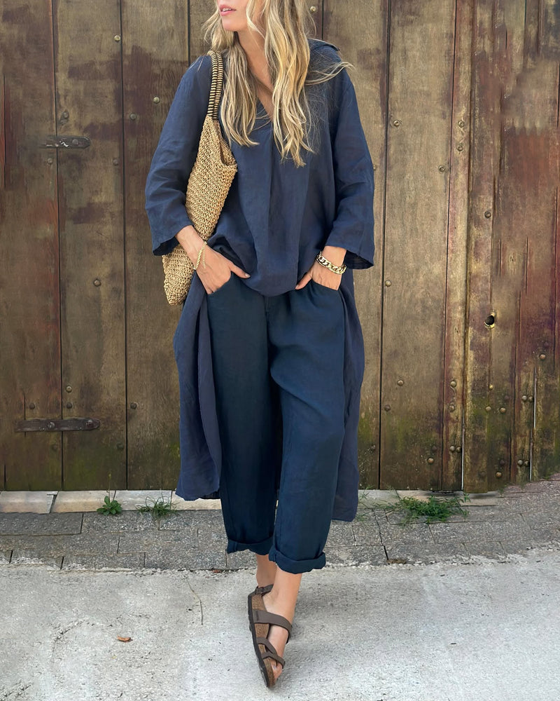 Trendy 2-Piece Comfortable Outfit Set - VogeLuxe