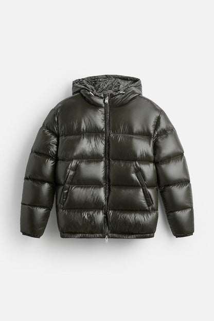 Warm Waterproof Puffer Coat for Men - VogeLuxe