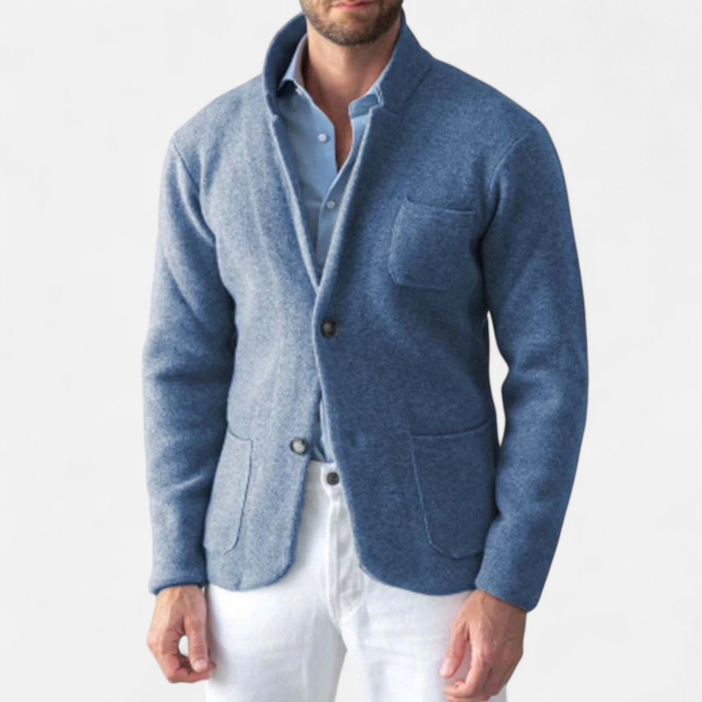 Classic Mens Wool Pea Coat Jacket