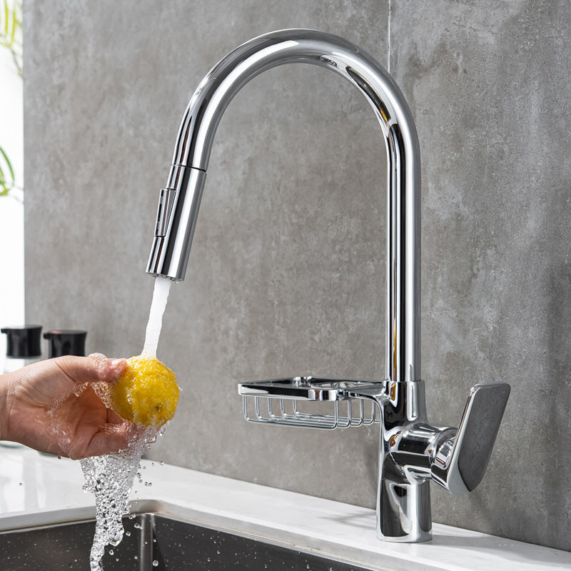 Easy Install Kitchen Faucet With Pull Down Sprayer - VogeLuxe