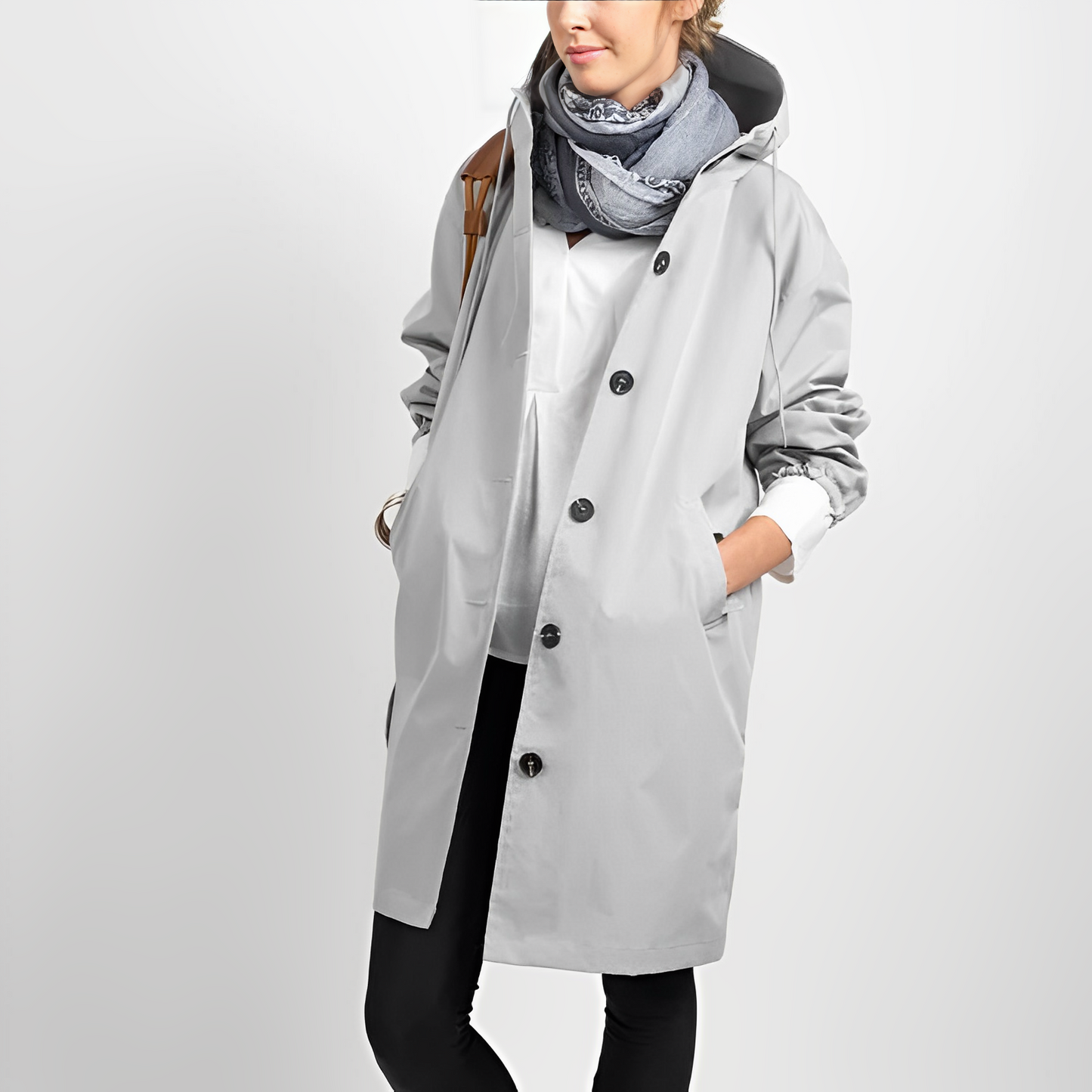 Waterproof Women's Parka with Adjustable Hood