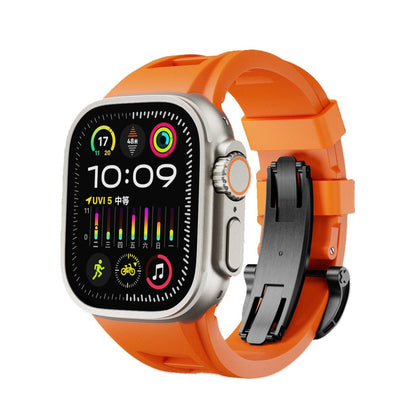 Durable Silicone Fitness Watch Strap - BritishElegance