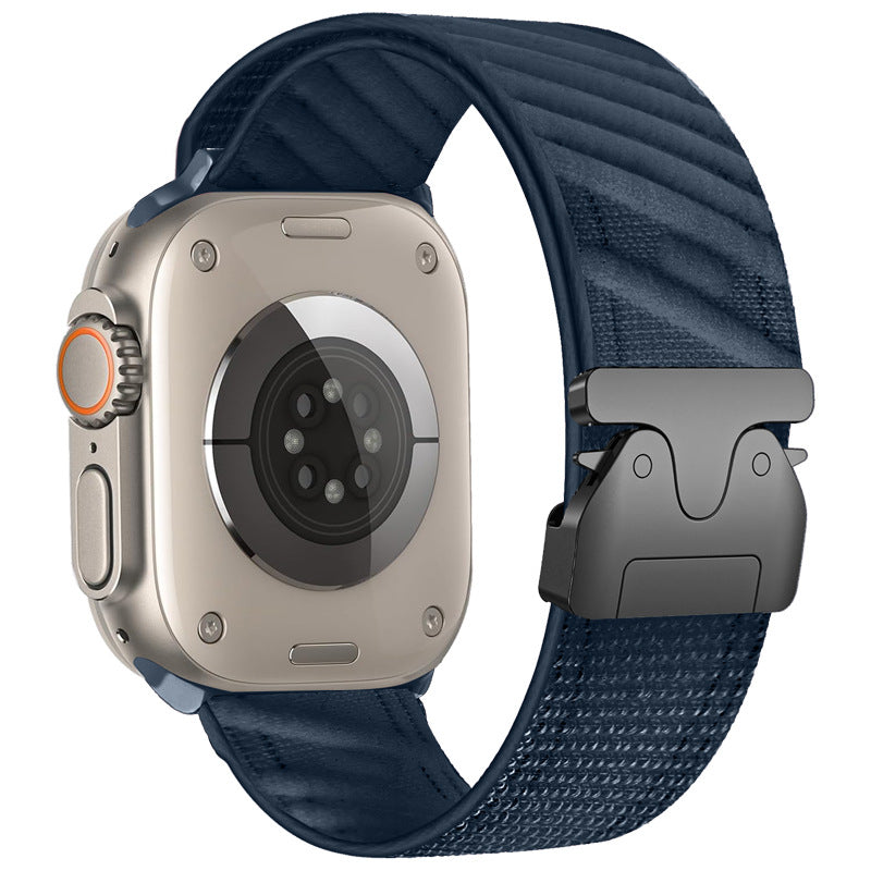 Durable Nylon Strap With Secure Buckle For Apple Watch