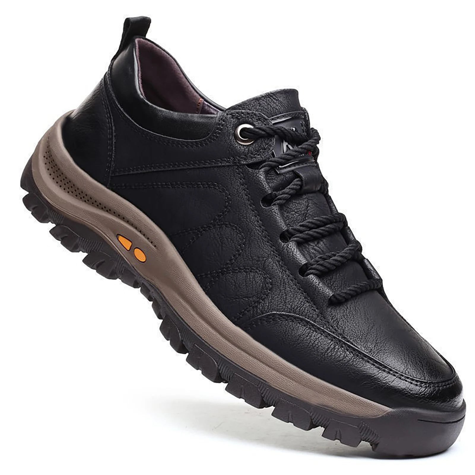 Relaxed Fit Men's Walking Shoes Arch Support Breathable - BritishElegance