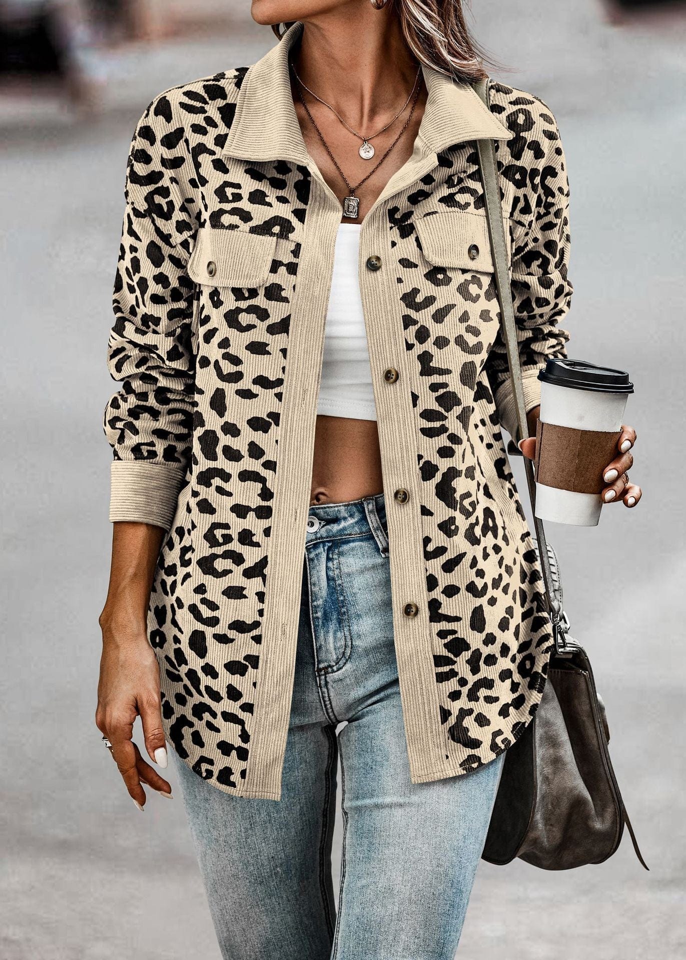 Stylish Leopard Coat - Soft Luxury Fabric - Perfect for Spring - VogeLuxe