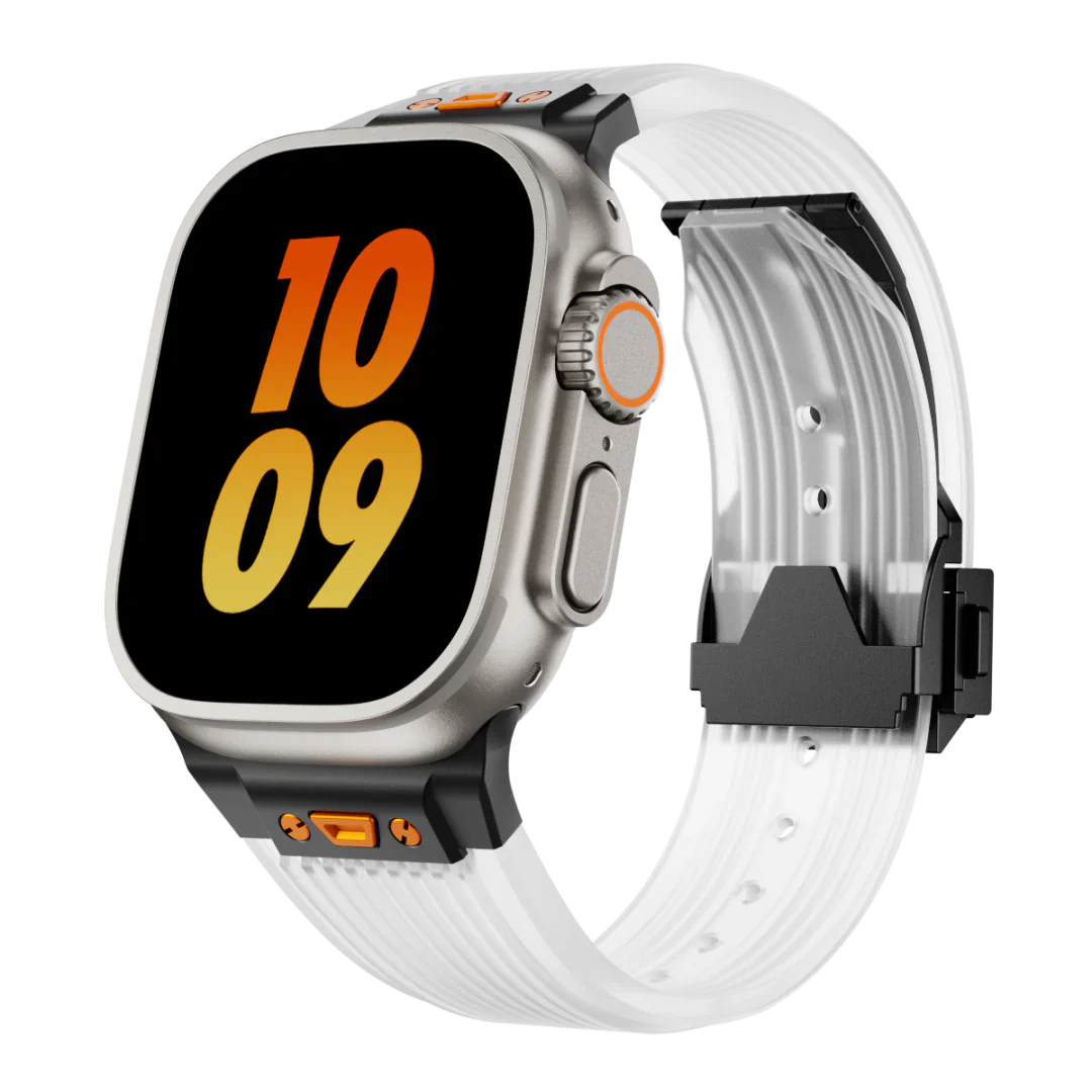Transparent Silicone Apple Watch Strap