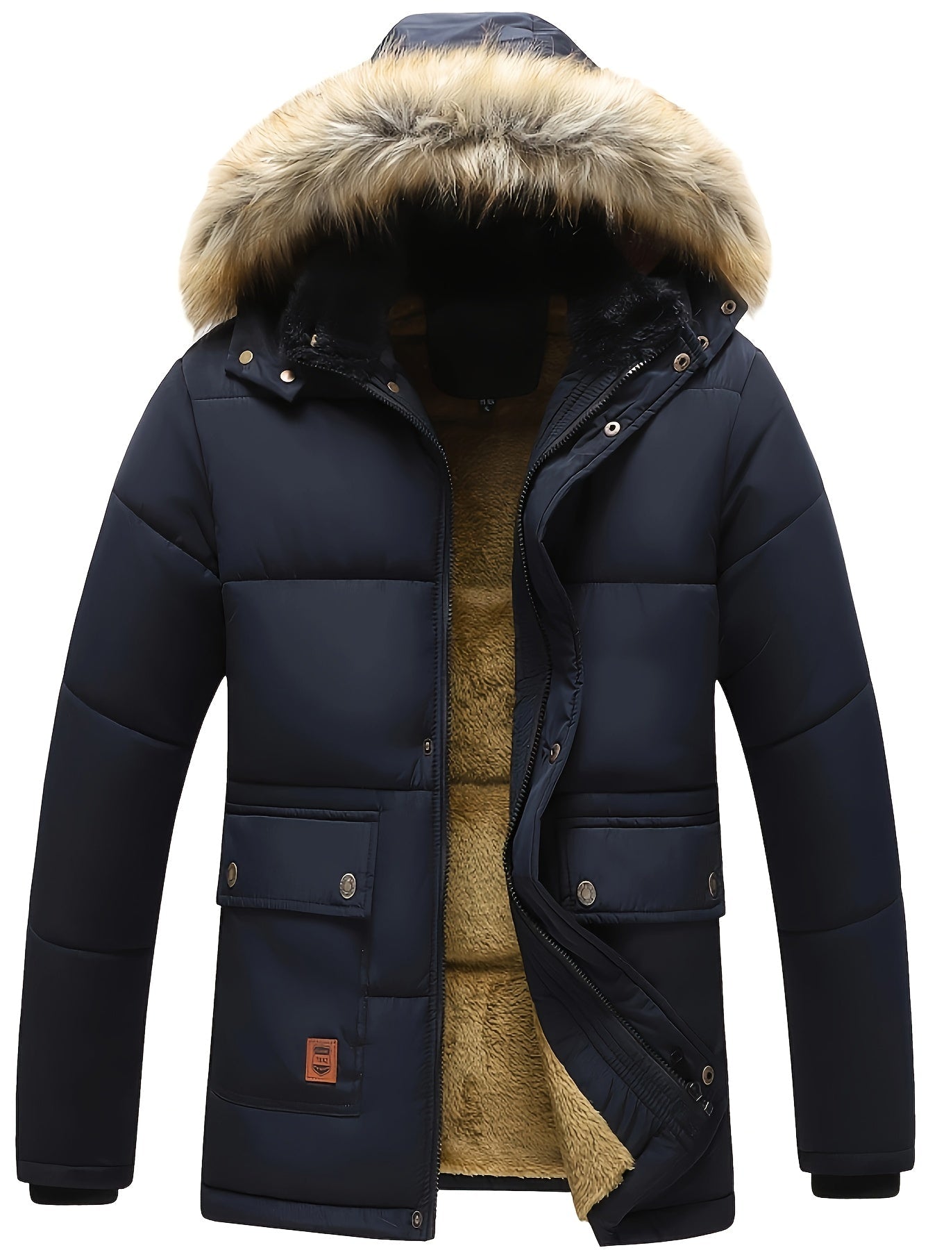 Warm Waterproof Men's Hoodie Parka Jacket - VogeLuxe