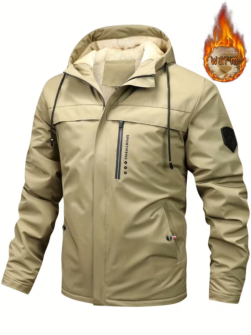 Men's Thick Fleece Parka Coat – Comfortable Winter Jacket