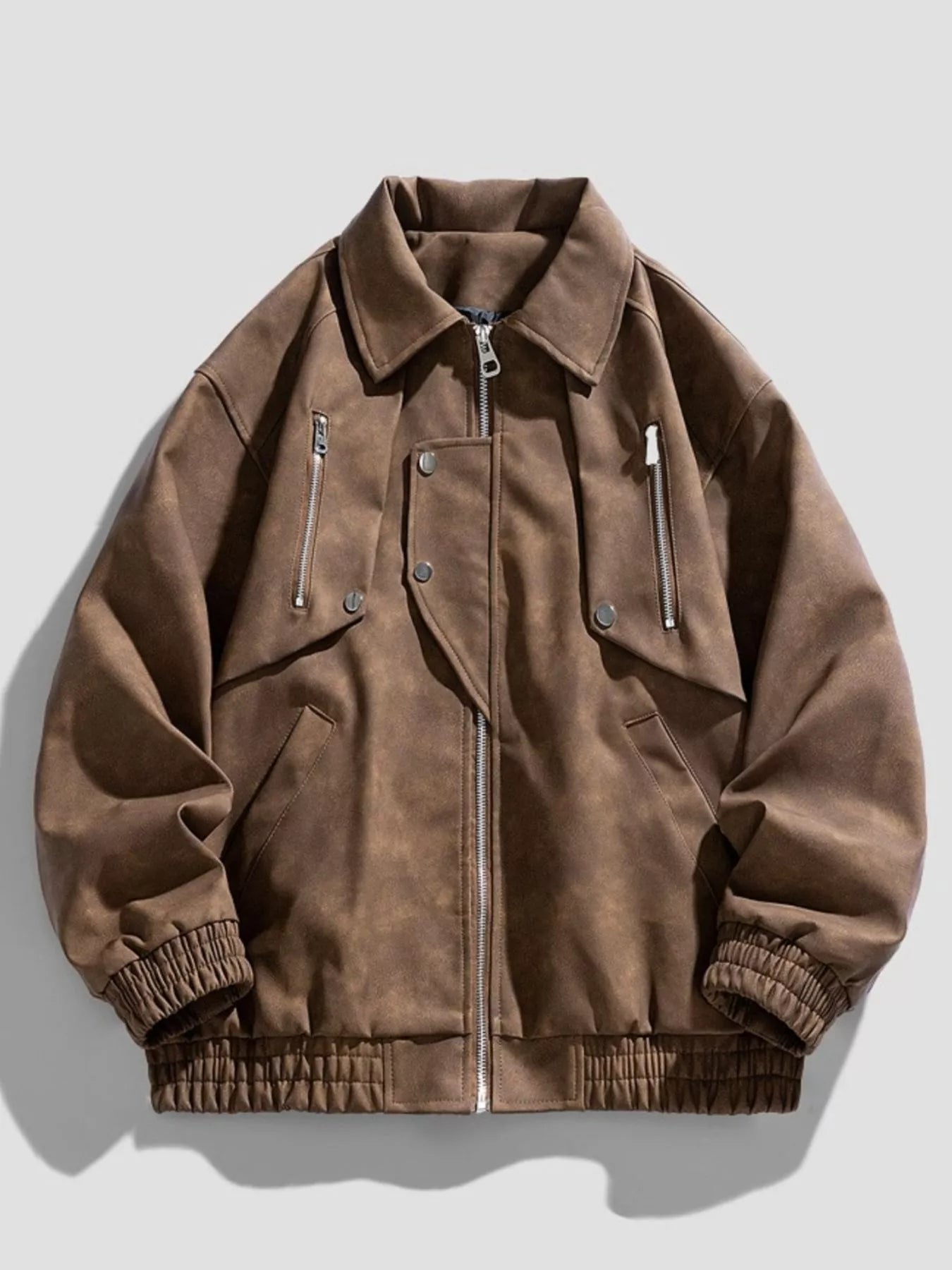 Big and Tall Zip Up Coat