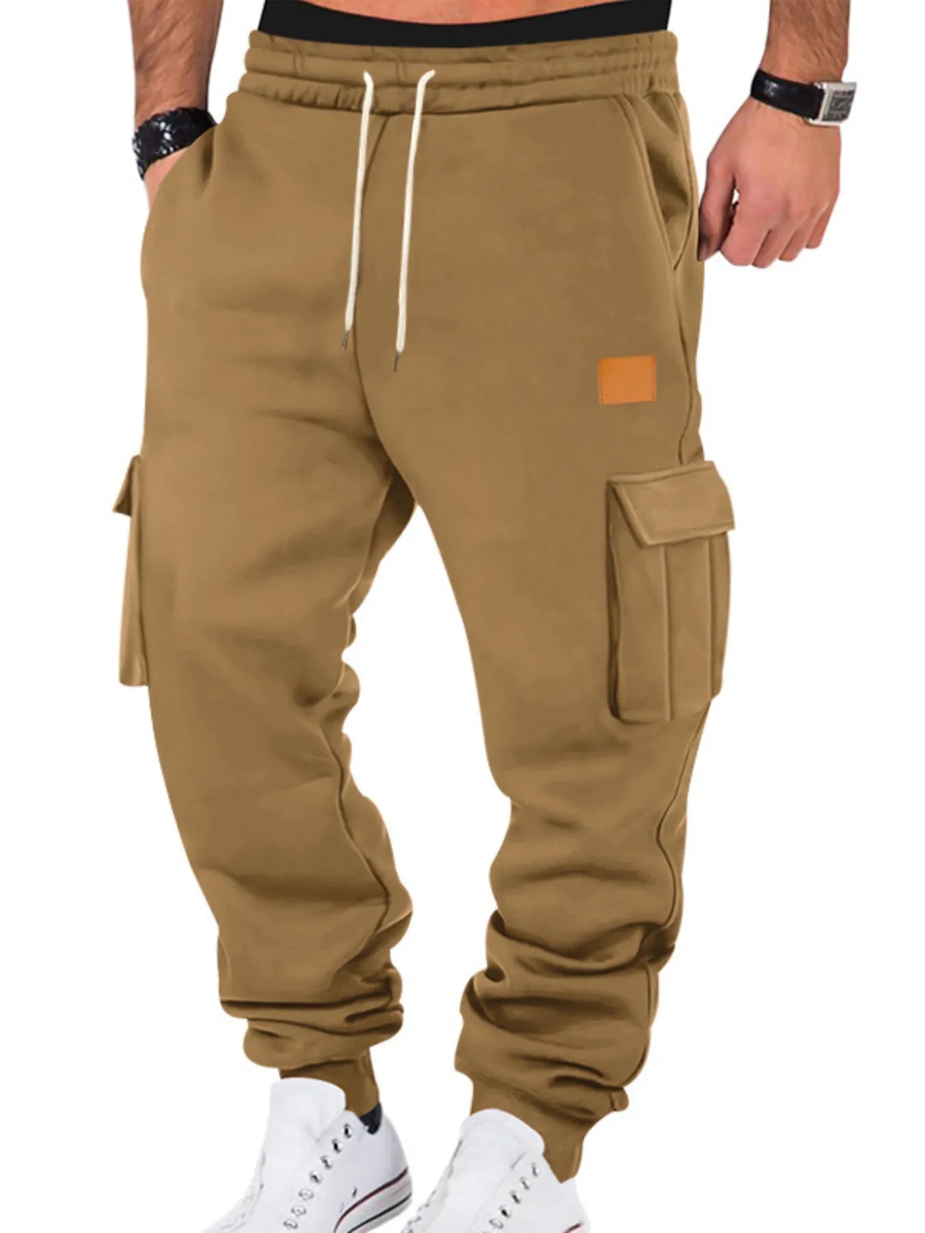 Men's Large Relaxed Fit Cargo Jogger Pants Extra Large
