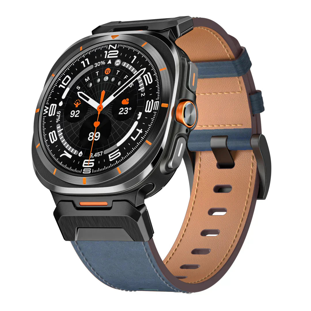 Rugged Leather Band for Galaxy Watch Ultra