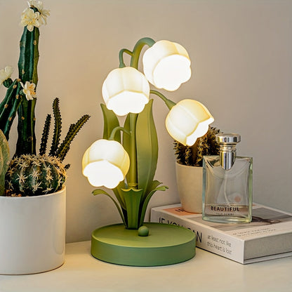 Beautiful Flower Table Lamp | Soft White Lighting - VogeLuxe