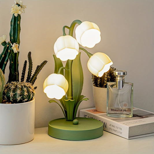 Beautiful Flower Table Lamp | Soft White Lighting - VogeLuxe