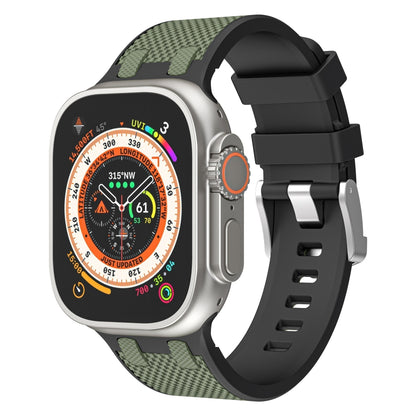 Colorful Dual Tone Apple Watch Silicone Strap