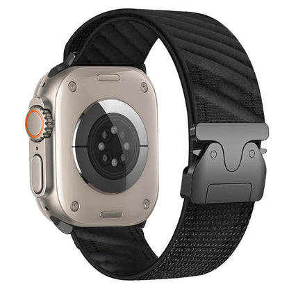 Durable Nylon Strap With Secure Buckle For Apple Watch