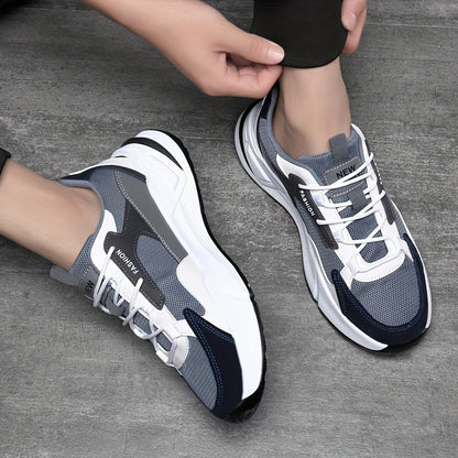 Comfortable Mens Casual Slip-Resistant Running Shoes - VogeLuxe