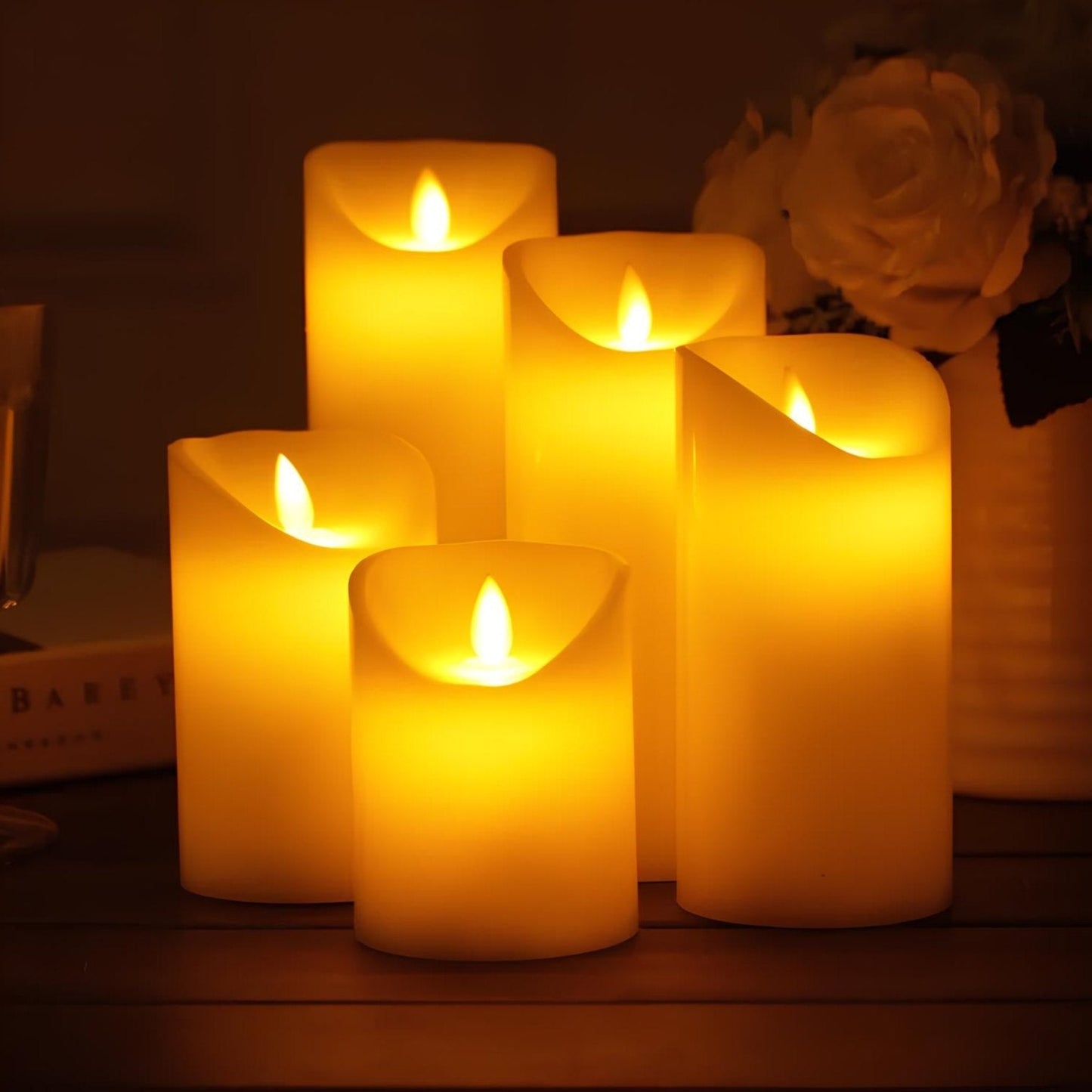 Battery Operated LED Faux Candles
