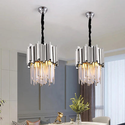 Sparkling Crystal Drop Pendants