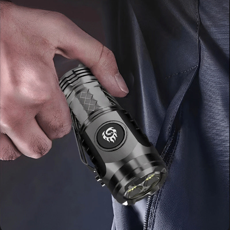 Small Rechargeable LED Torch - VogeLuxe