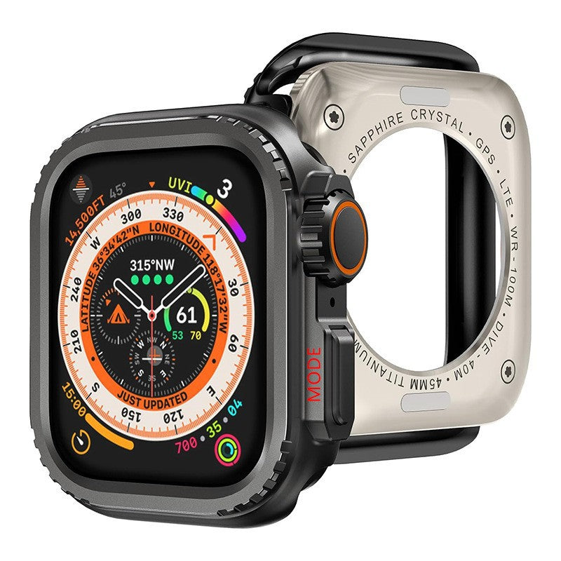 Durable Metal Protective Case for Apple Watch - BritishElegance
