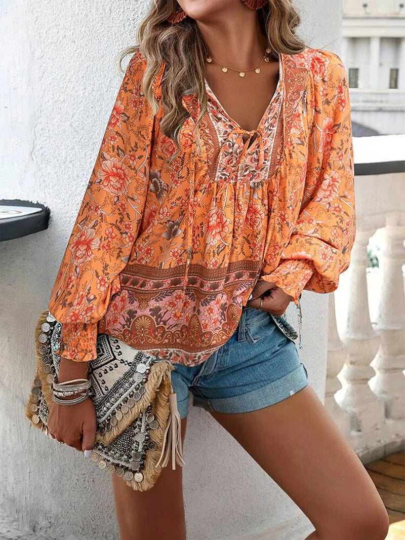Beautiful Women's Floral Blouse