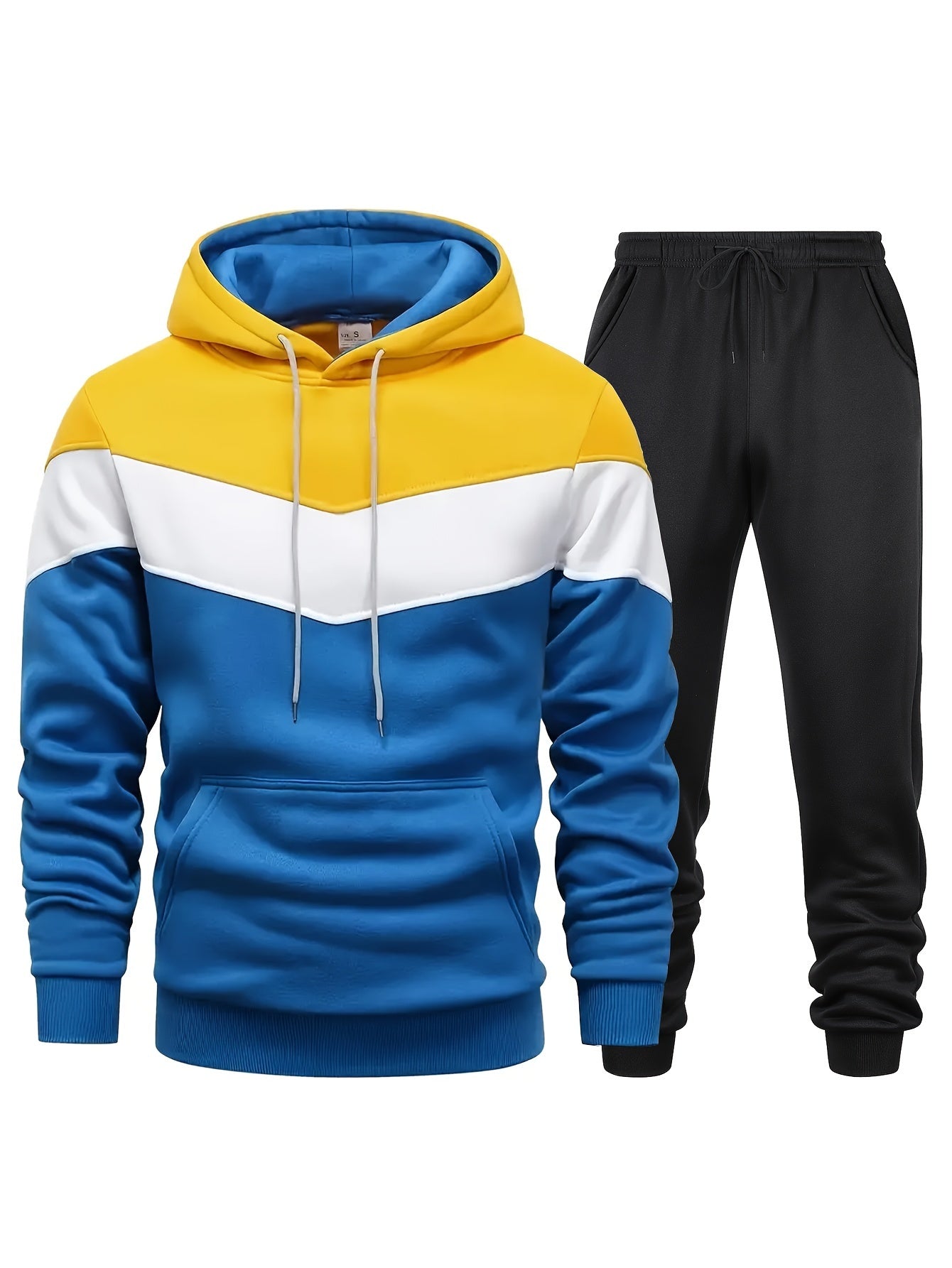 Relaxed Fit Tracksuit with Pockets and Drawstring