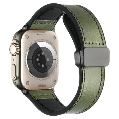 Flexible Leather Magnetic Watch Strap