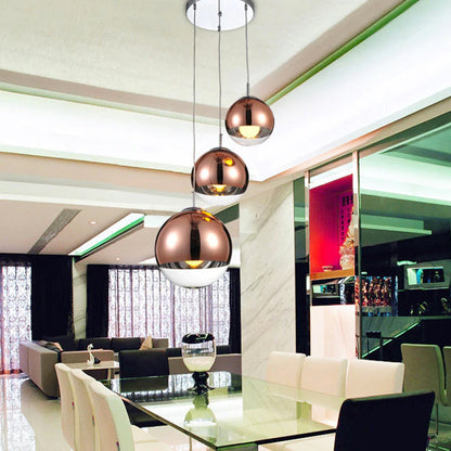 Sparkling Glass Drop Light Clear Silver Shade