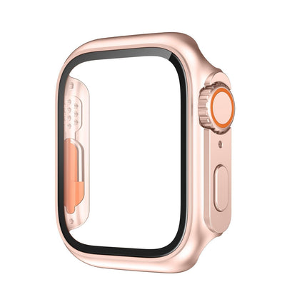 Clear Protective Phone Case with Glass Screen Protector