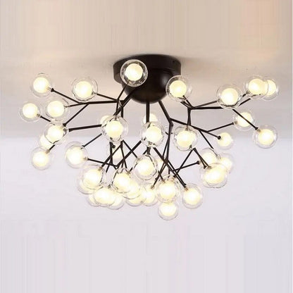 Beautiful Glass Globe Chandelier