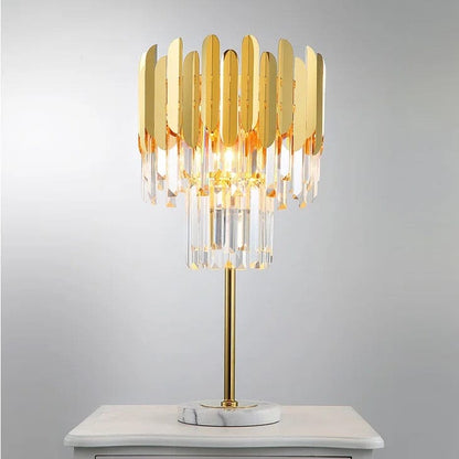 Luxurious Glass Floor and Desk Lamp