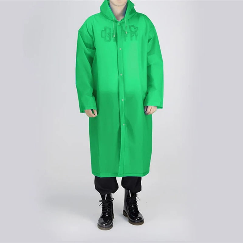 Waterproof Lightweight Unisex Rain Jacket For Outdoor Use