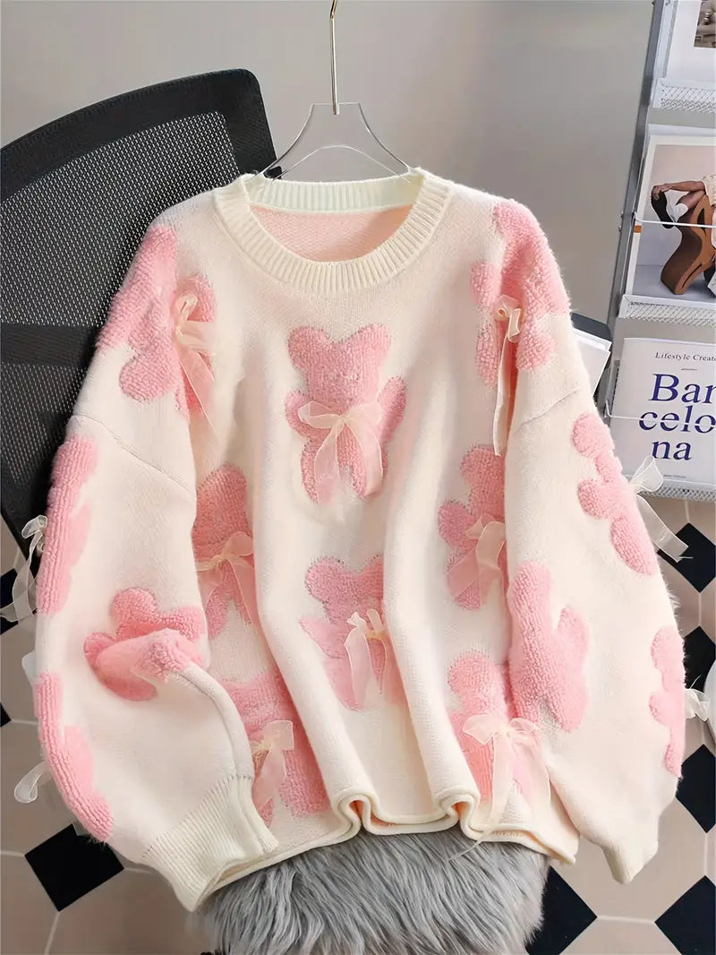 Cozy Winter Knit Sweater for Women - VogeLuxe