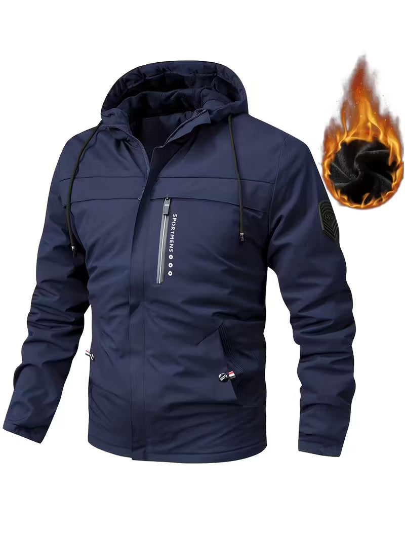 Men's Thick Fleece Parka Coat – Comfortable Winter Jacket