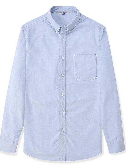 Men's Big Tall Long Sleeve Button Down Shirt