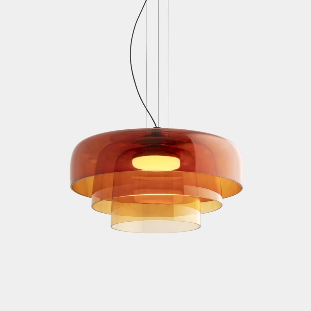 Classic Glass Ceiling Lamp with Vintage Style