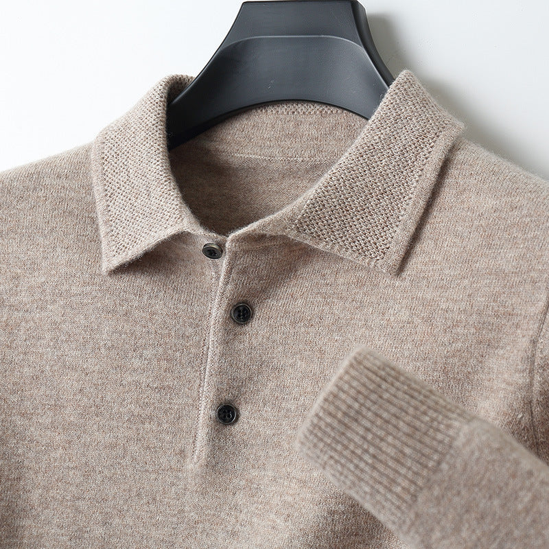 Premium Soft Merino Wool Polo Shirt