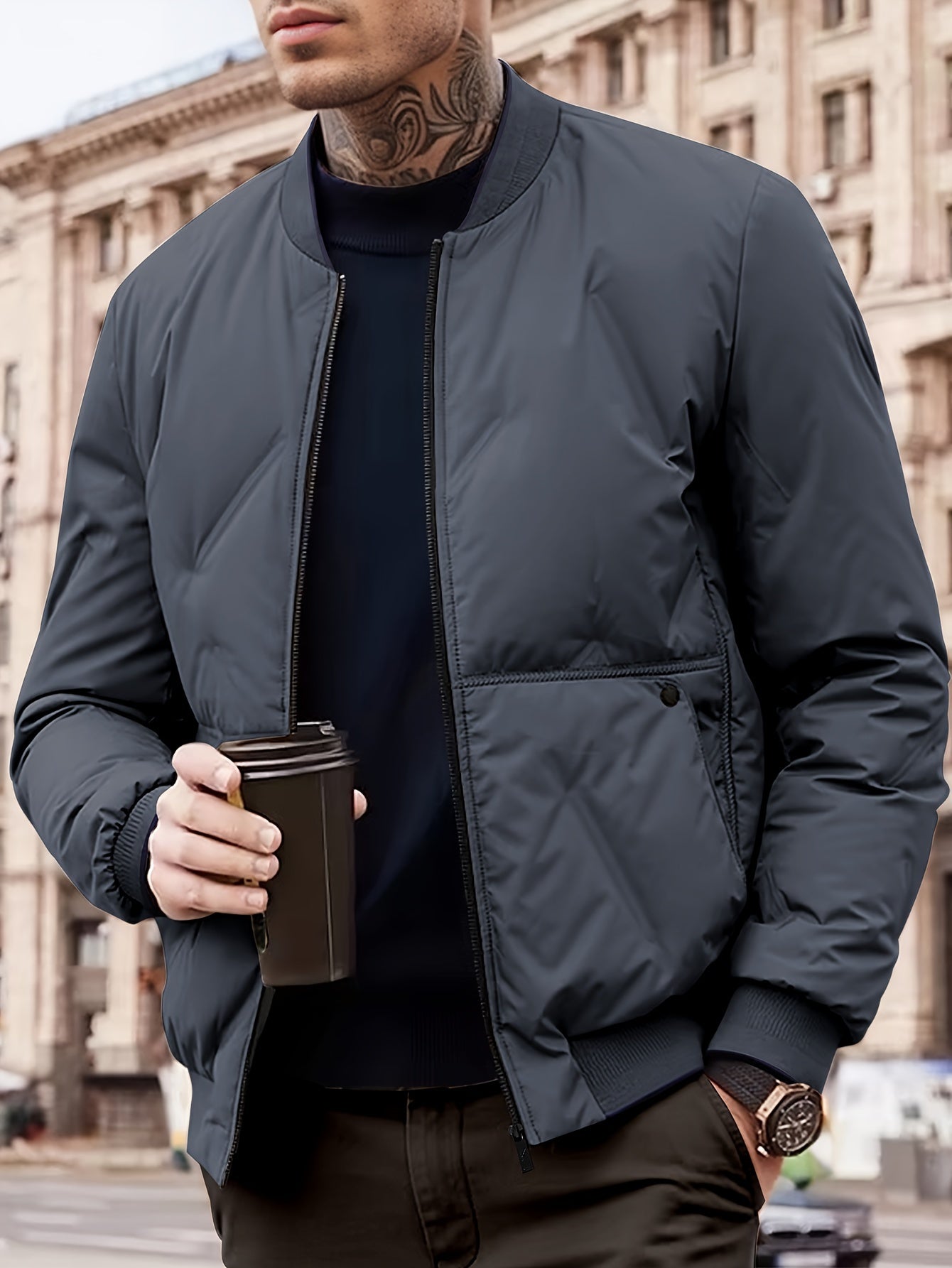 Warm Thick Puffer Coat for Men