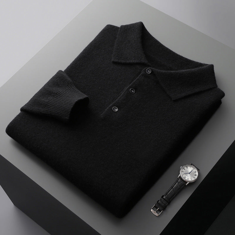 Premium Soft Merino Wool Polo Shirt